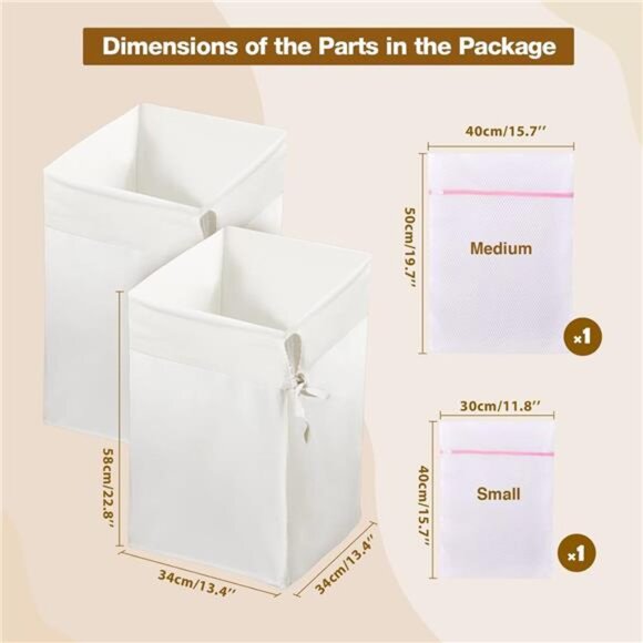 Greenstell Laundry Hamper with Lid, 60L Clothes Hamper with 2 Removable Liner - Picture 6 of 7